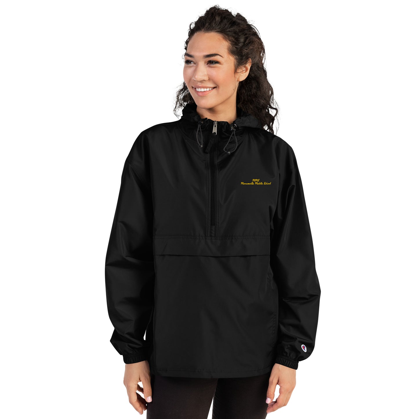 Embroidered Champion Packable Jacket (Monroeville Middle School)adult sizes