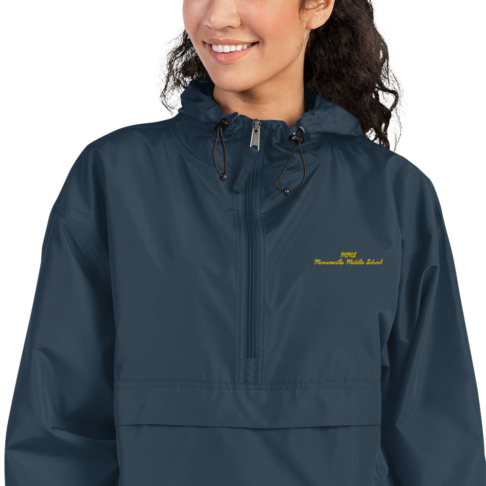 Embroidered Champion Packable Jacket (Monroeville Middle School)adult sizes