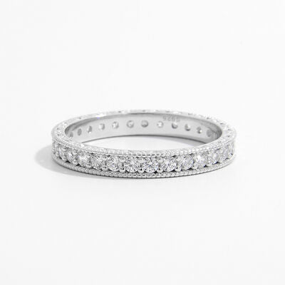 925 Sterling Silver Zircon Ring